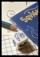 Dice : Dice - Game Dice - Squiggle by Randomline Inc 2002 - Resale Shop June 2011